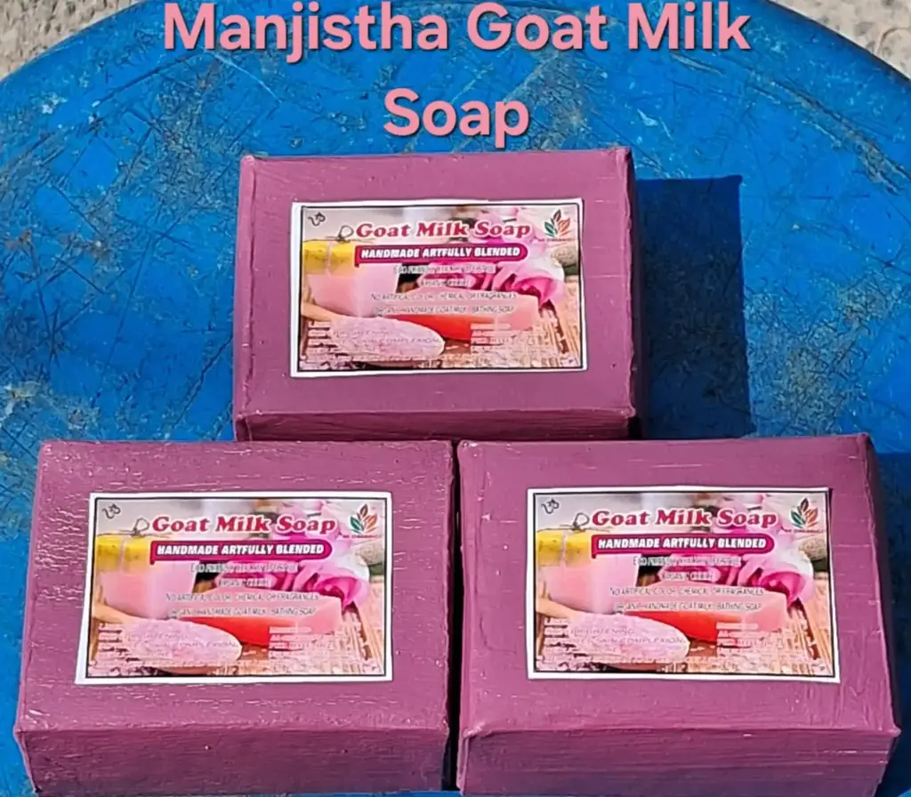 MANJISTHA GOAT MILK SOAP - (PACK OF 3)